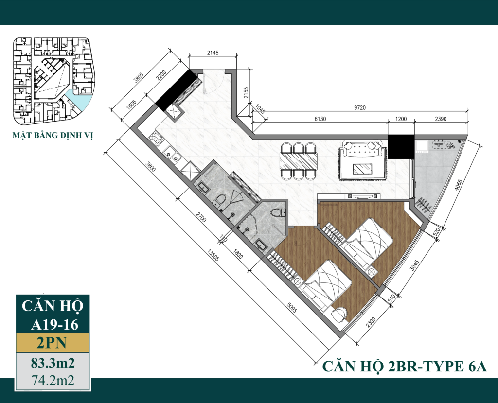 Căn Số 16 (Tầng 19-22) của ArtStella