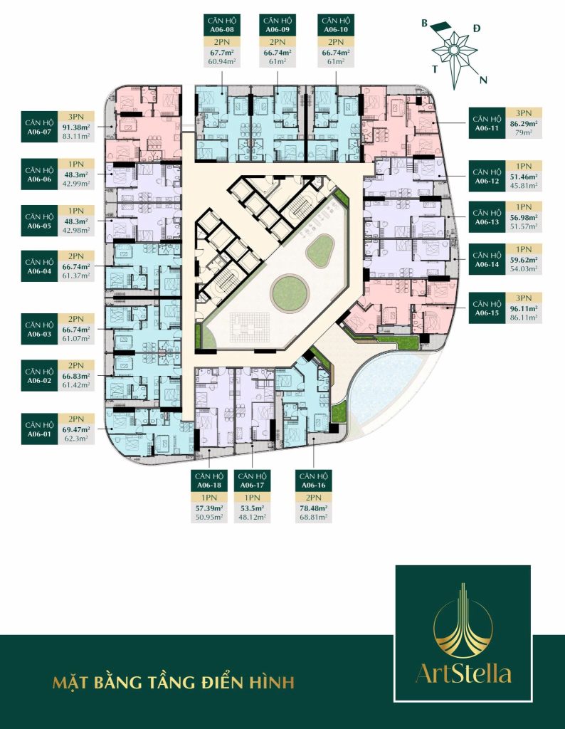 Mặt bằng Art Stella