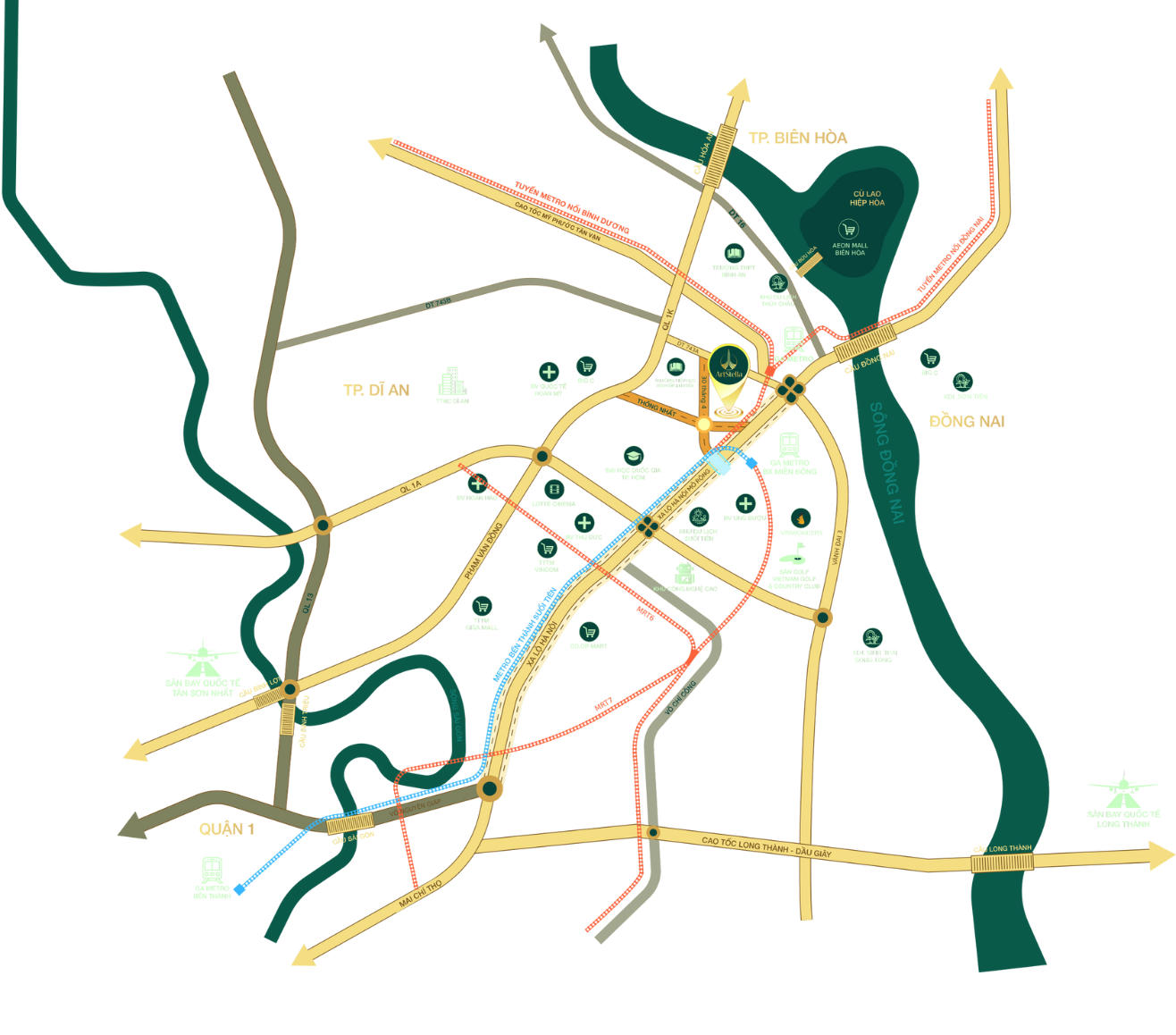 Vị trí Art Stella